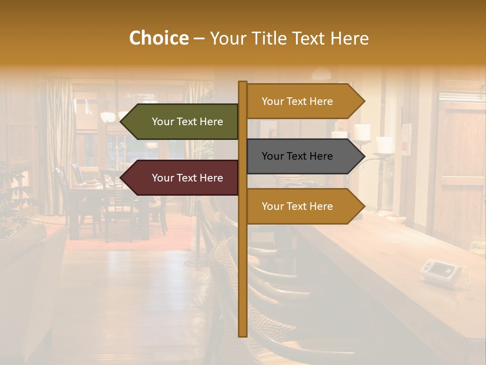 Fresh Luxury Lying PowerPoint Template