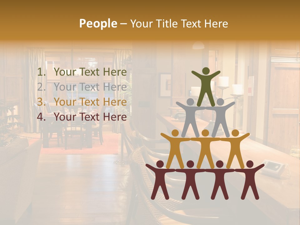 Fresh Luxury Lying PowerPoint Template