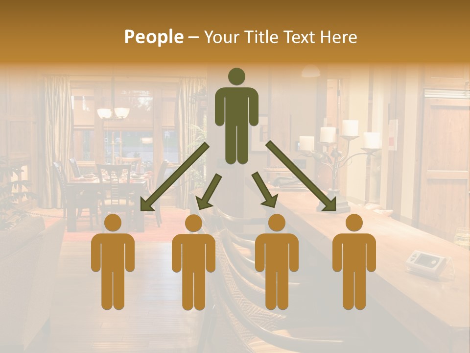 Fresh Luxury Lying PowerPoint Template