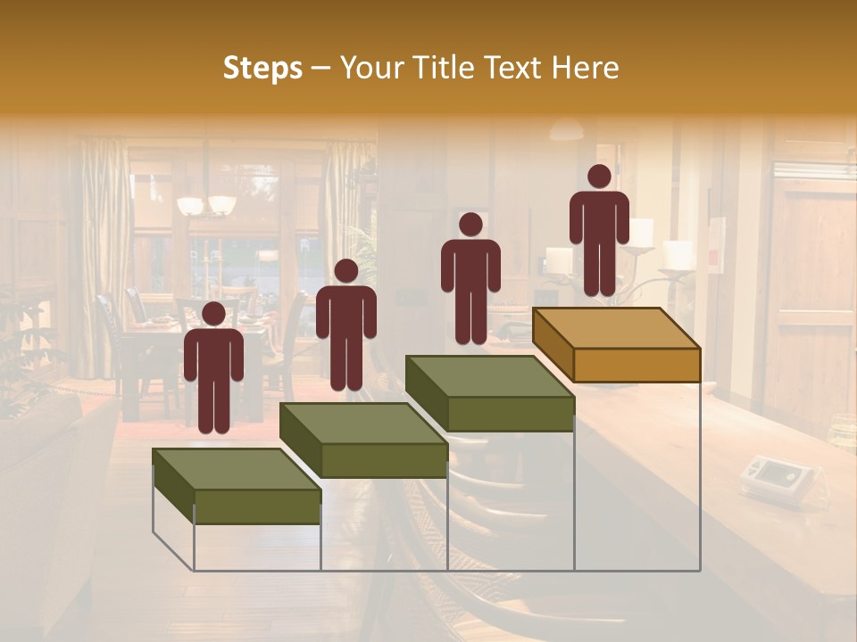 Fresh Luxury Lying PowerPoint Template