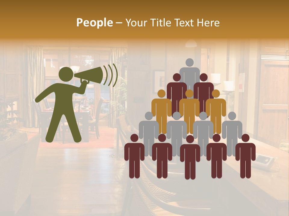 Fresh Luxury Lying PowerPoint Template