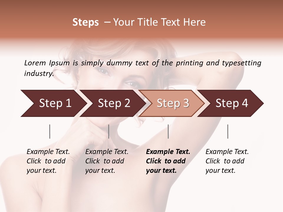 Skin Natural Underarms PowerPoint Template