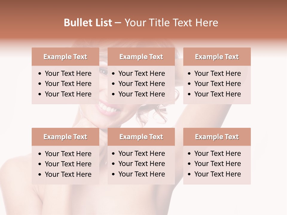 Skin Natural Underarms PowerPoint Template