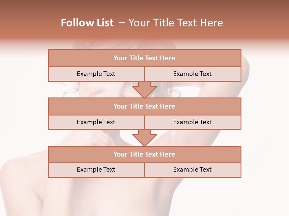 Skin Natural Underarms PowerPoint Template