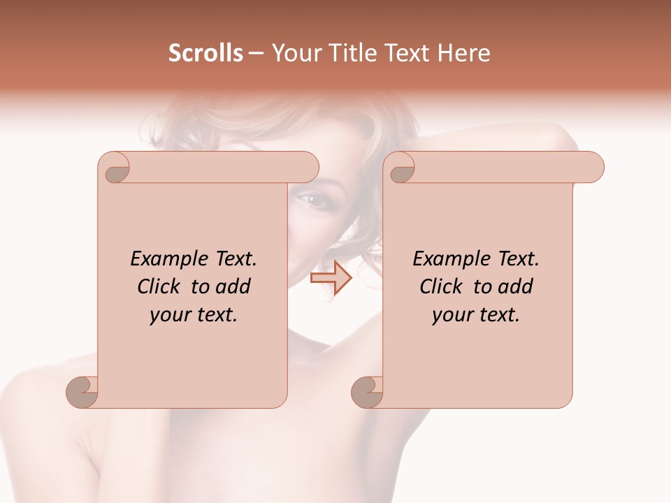 Skin Natural Underarms PowerPoint Template
