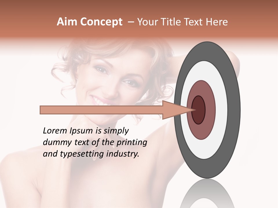 Skin Natural Underarms PowerPoint Template