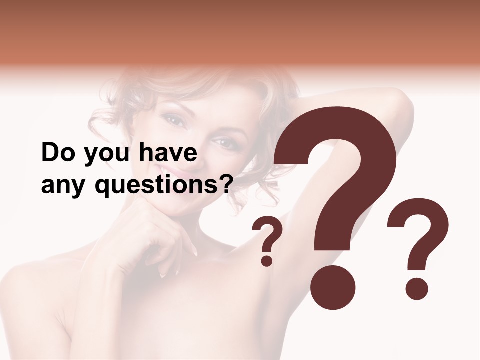 Skin Natural Underarms PowerPoint Template