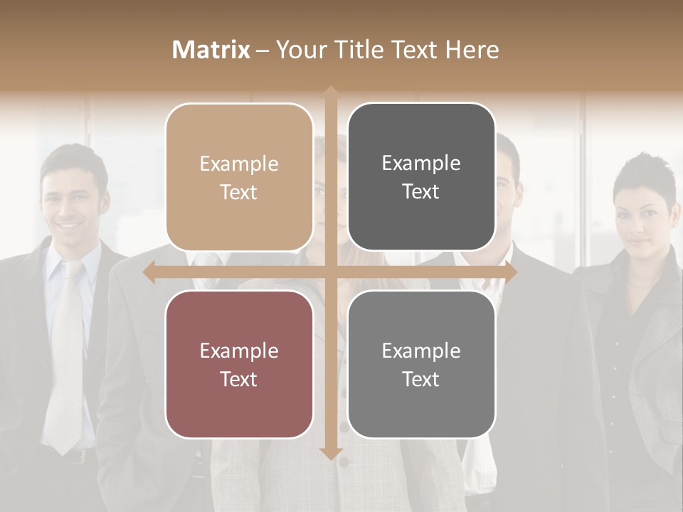 Young Team Staff PowerPoint Template