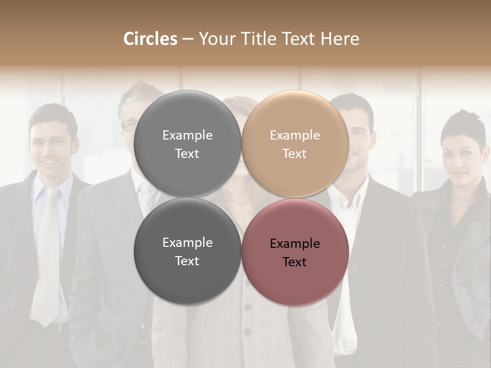 Young Team Staff PowerPoint Template
