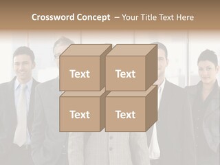 Young Team Staff PowerPoint Template