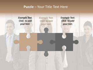 Young Team Staff PowerPoint Template