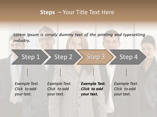 Young Team Staff PowerPoint Template