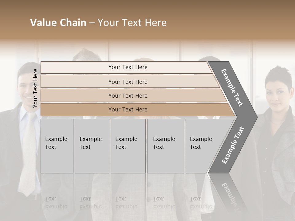 Young Team Staff PowerPoint Template
