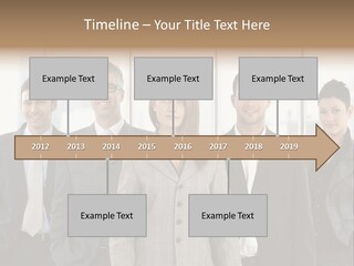 Young Team Staff PowerPoint Template
