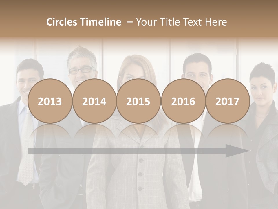 Young Team Staff PowerPoint Template