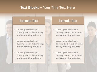 Young Team Staff PowerPoint Template