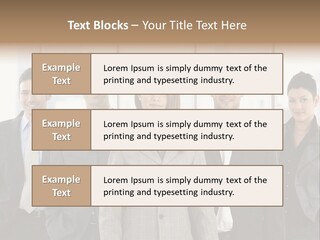 Young Team Staff PowerPoint Template