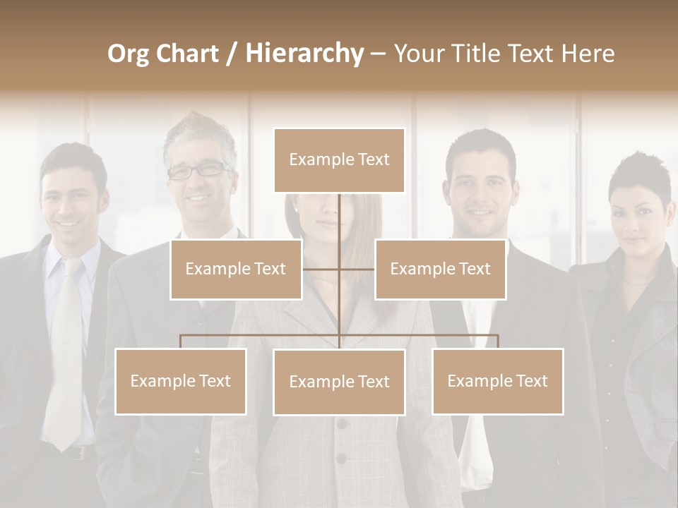 Young Team Staff PowerPoint Template
