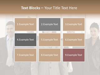 Young Team Staff PowerPoint Template