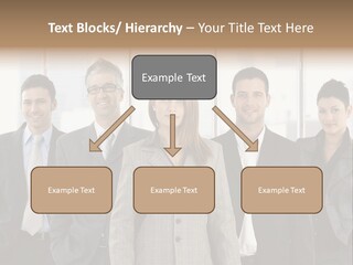 Young Team Staff PowerPoint Template
