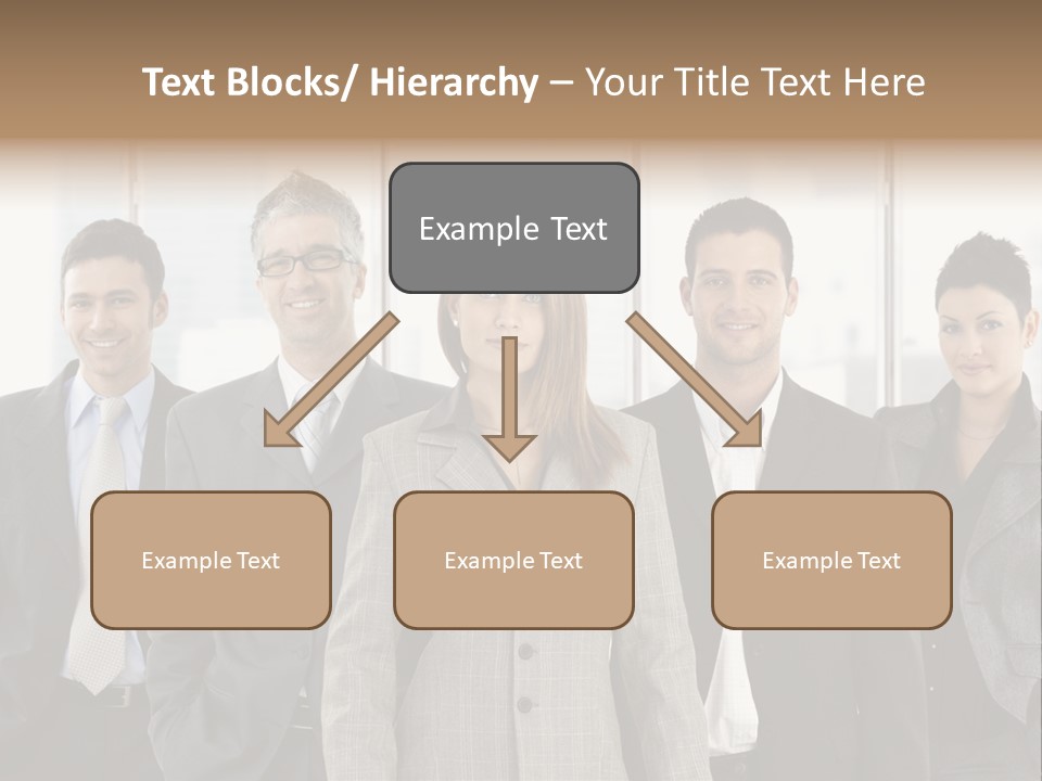 Young Team Staff PowerPoint Template