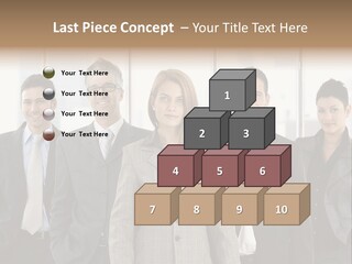 Young Team Staff PowerPoint Template