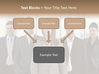Young Team Staff PowerPoint Template