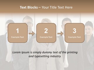 Young Team Staff PowerPoint Template