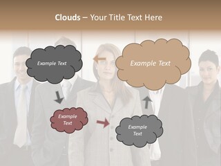 Young Team Staff PowerPoint Template