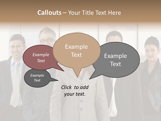 Young Team Staff PowerPoint Template