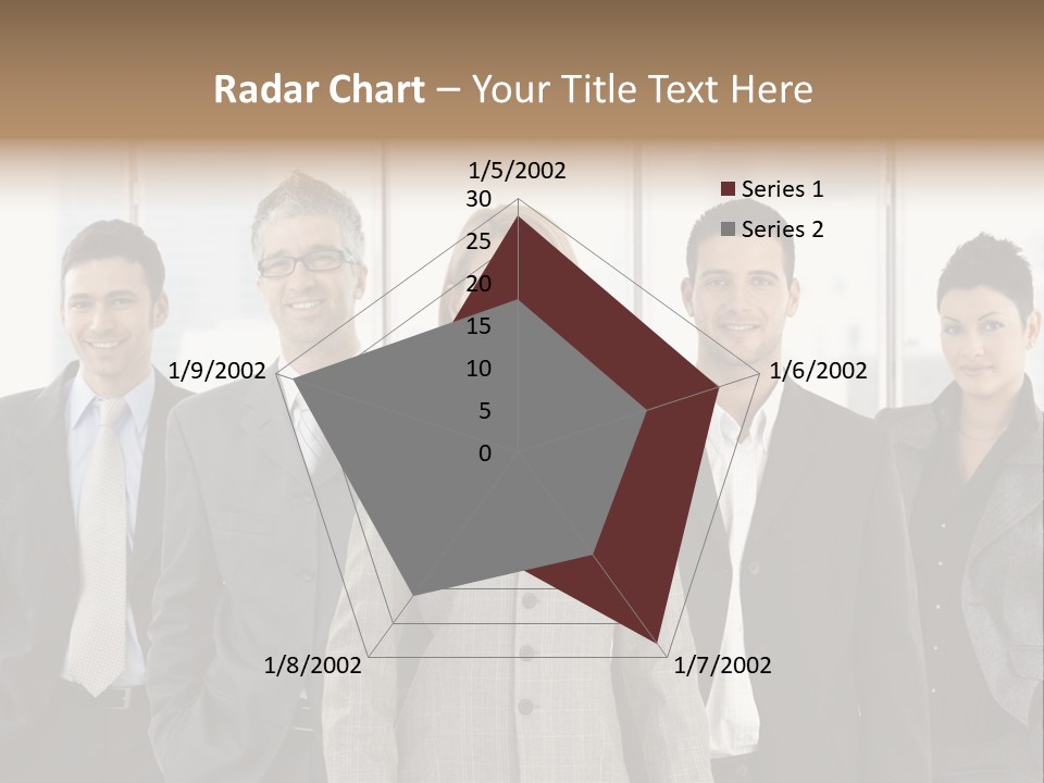 Young Team Staff PowerPoint Template