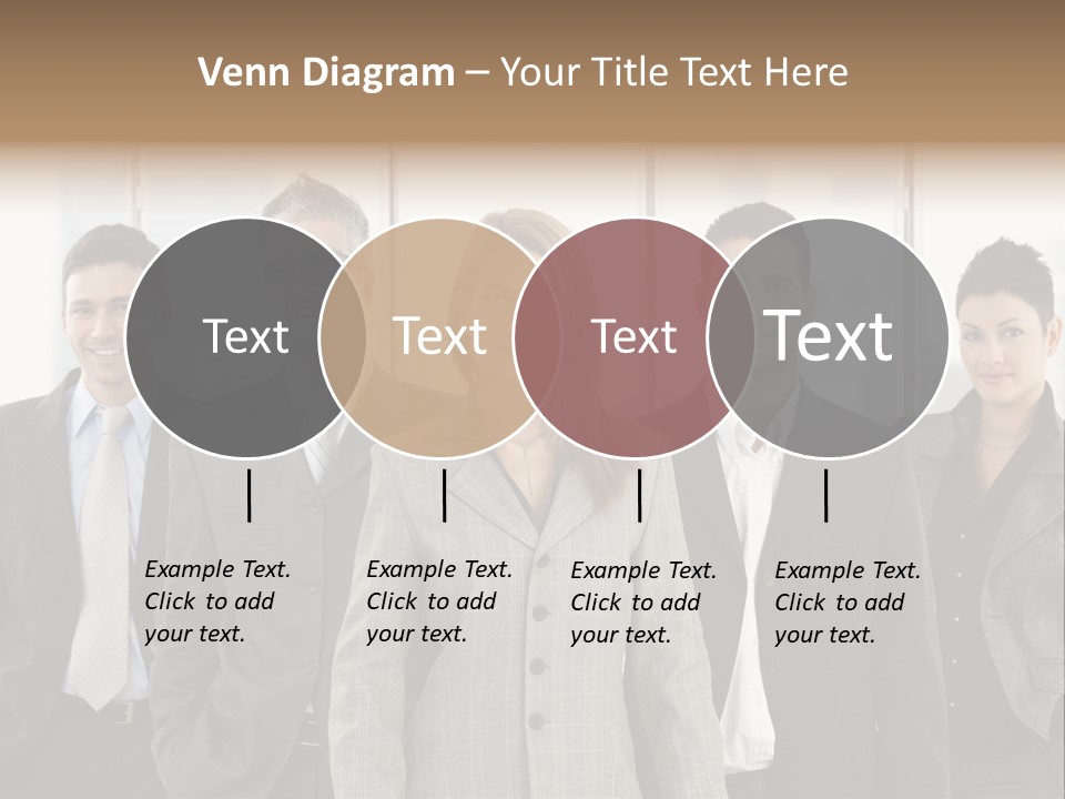 Young Team Staff PowerPoint Template