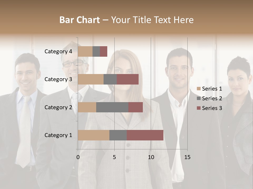 Young Team Staff PowerPoint Template