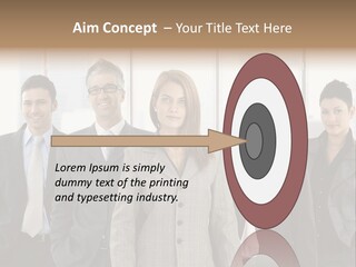 Young Team Staff PowerPoint Template