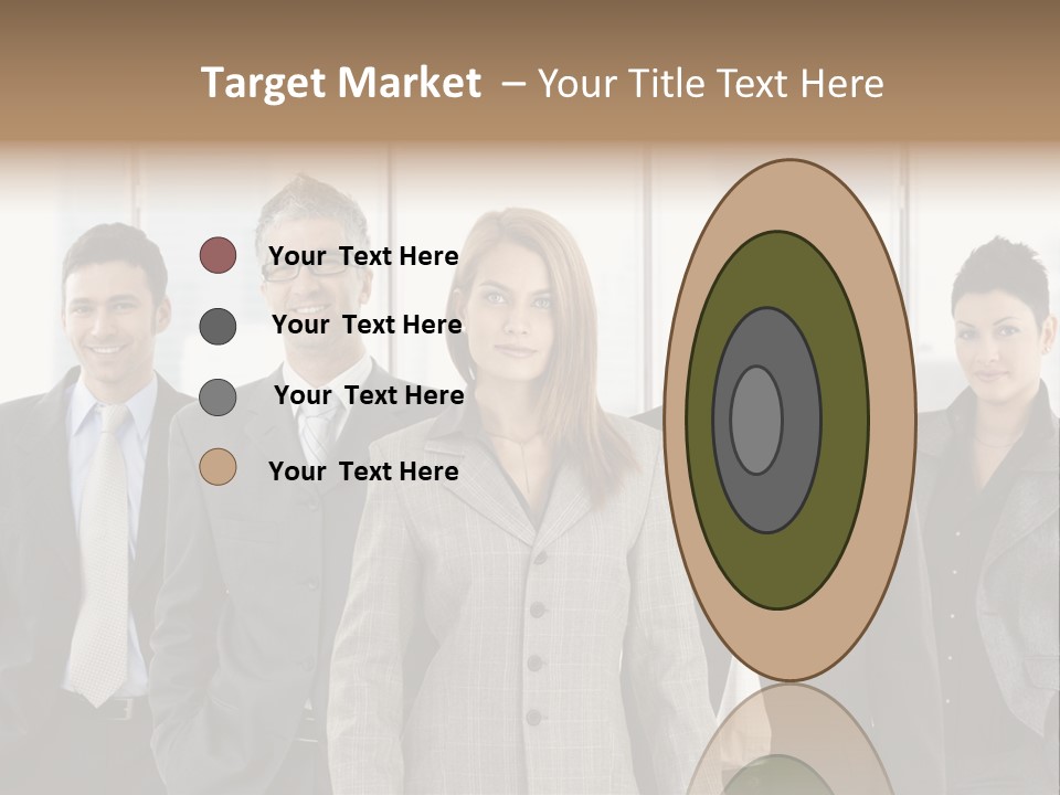 Young Team Staff PowerPoint Template