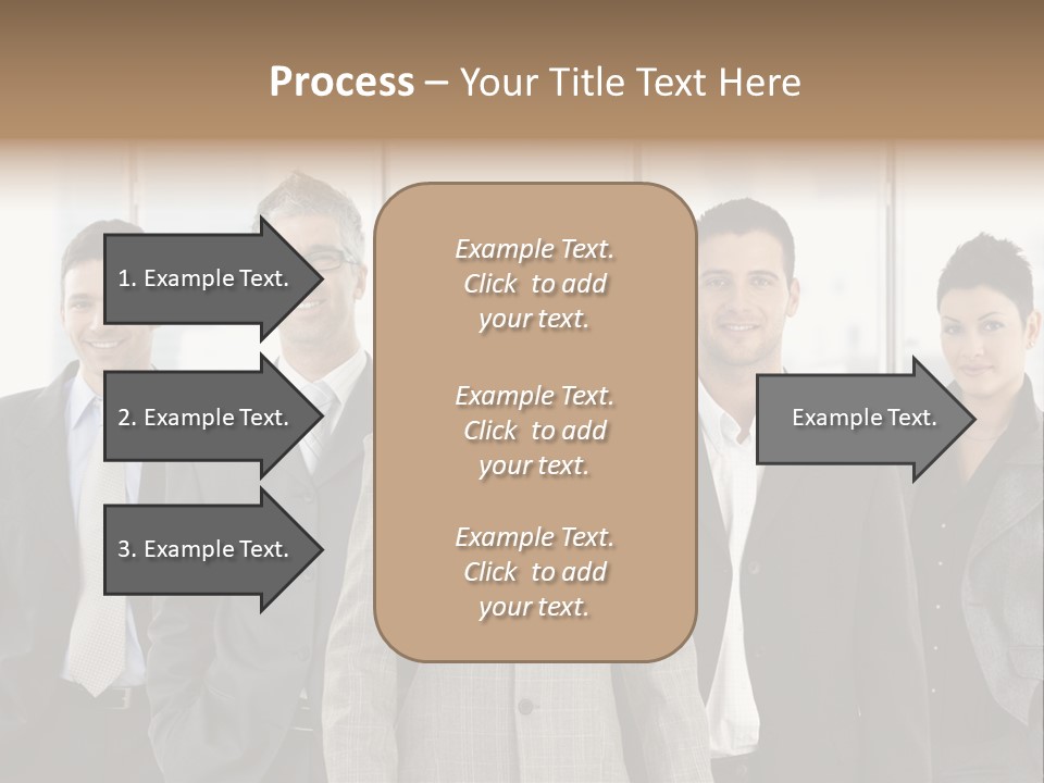 Young Team Staff PowerPoint Template