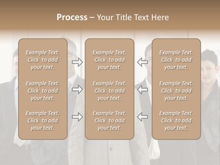 Young Team Staff PowerPoint Template