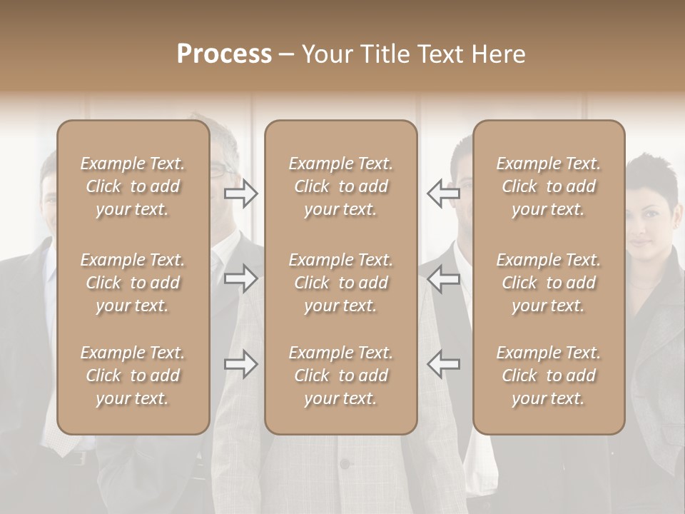 Young Team Staff PowerPoint Template