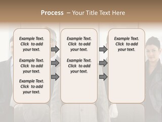 Young Team Staff PowerPoint Template
