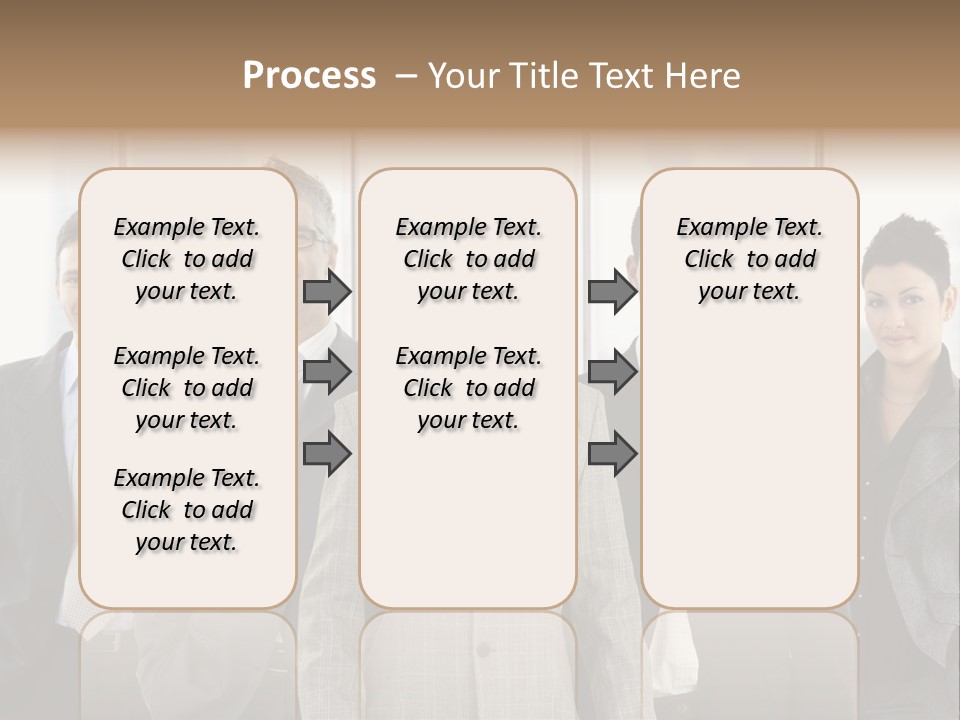 Young Team Staff PowerPoint Template