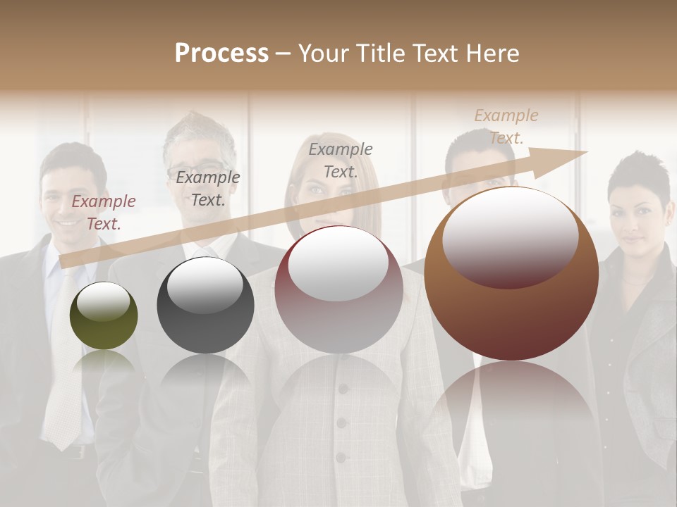 Young Team Staff PowerPoint Template