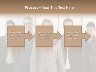 Young Team Staff PowerPoint Template