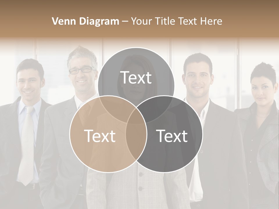 Young Team Staff PowerPoint Template