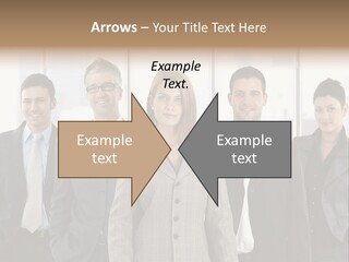 Young Team Staff PowerPoint Template