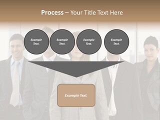 Young Team Staff PowerPoint Template
