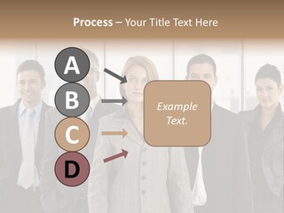 Young Team Staff PowerPoint Template