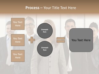 Young Team Staff PowerPoint Template
