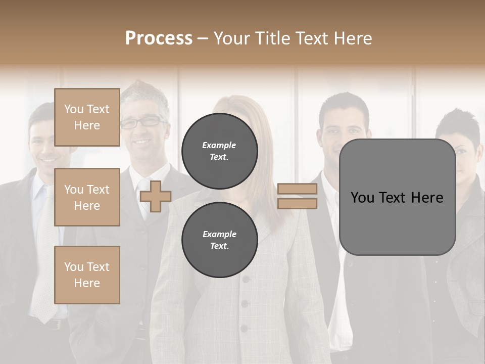 Young Team Staff PowerPoint Template