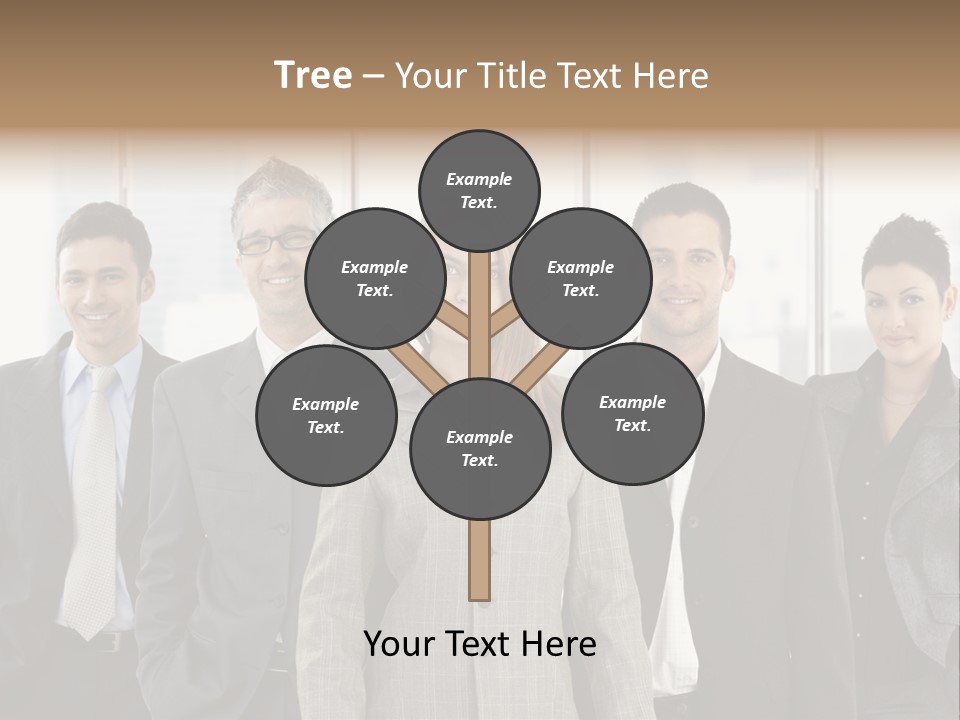Young Team Staff PowerPoint Template