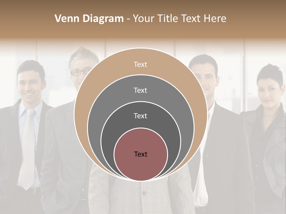 Young Team Staff PowerPoint Template